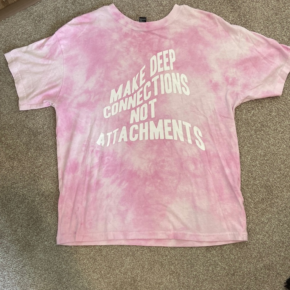 Pink tie-dye Forever 21 shirt
